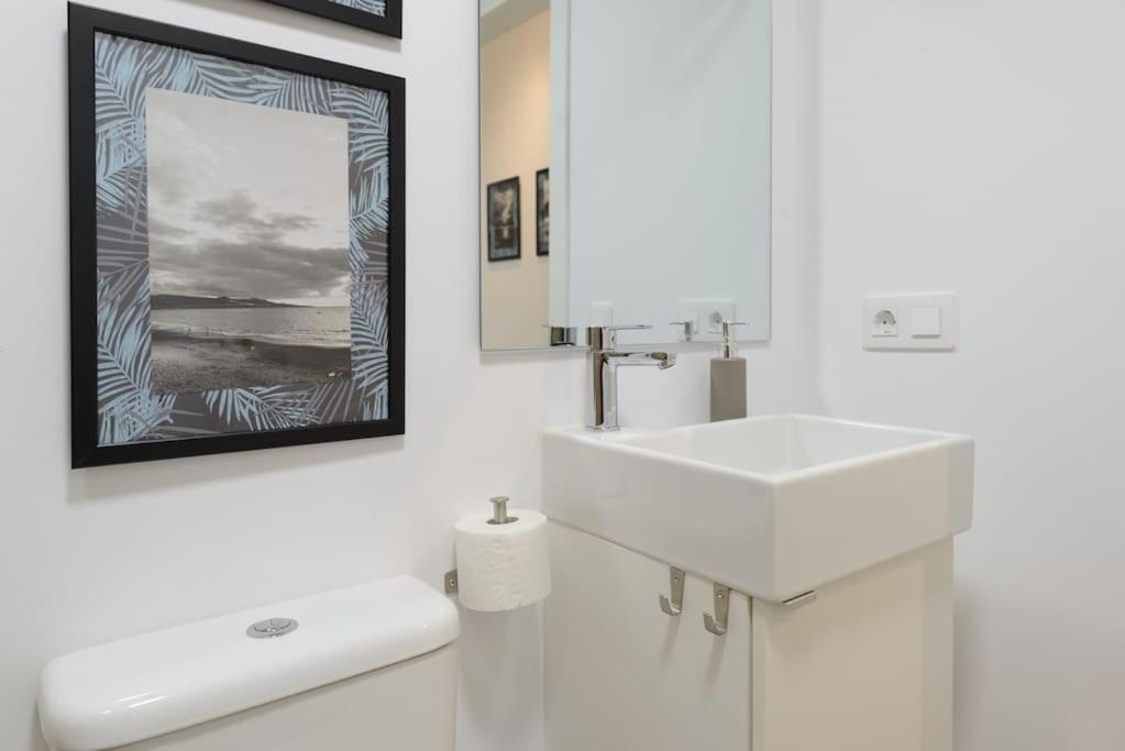 Estudio En Playa De Las Canteras Лас Палмас де Гран Канария Екстериор снимка